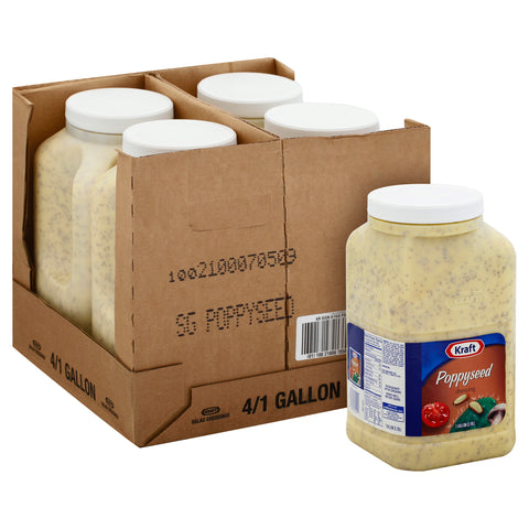 Kraft Dressing Signature Poppy Seed, 1 Gallon -- 4 Case