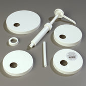Carlisle DISPENSER PUMP KIT W/STANDARD PUMP & 5 LIDS-WHITE