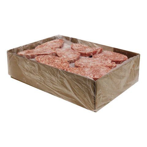 Advance Food Break Away Sirloin Beefsteak, 4 Ounce -- 48 per case.
