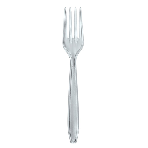 Fork Polystyrene Heavy Weight Clear