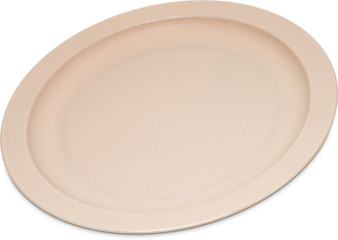 Plate Narrow Rim Polycarbonate Tan 9