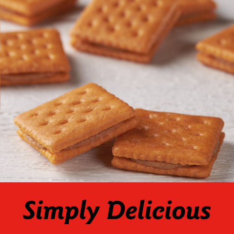 Austin Cheese Sandwich Cracker with Peanut Butter, 0.917 Ounce -- 144 per case.