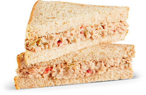 Sandwich Tuna Salad On Wheat Bread Wedge 4.5 Oz 301047-012-1
