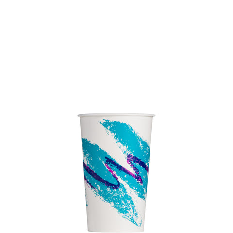 Solo Jazz® CUP PAPER COLD SQUAT DOUBLE SIDED POLY 16 OZ