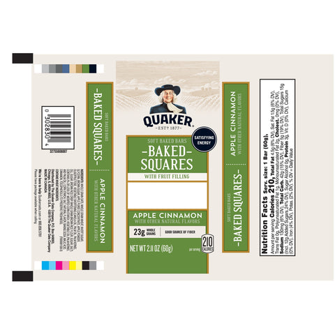 Quaker® QUAKER BRKFST SQR APPLE CINNAMON