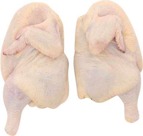 Tyson® CHICKEN HALVES SPLIT WOG ESL 3.00-3.25 10087890928