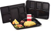 Carlisle TRAY SERVING RIGHT-HAND 6-COMPARTMENT TAN