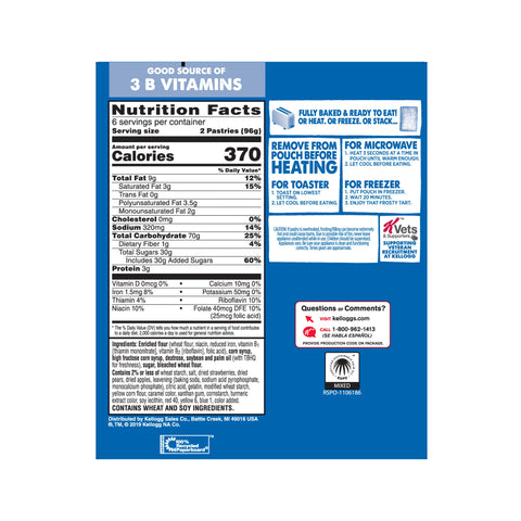 Kellogg's POP TARTS FROST STRAWBERRY 6/2 PK