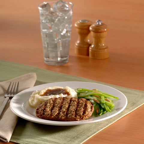 Beef Salisbury Steak Down Home Char Marked Fc 5 Oz 16-650