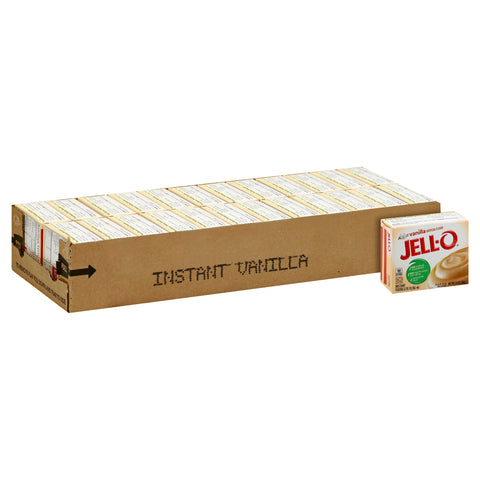 Jell-O Instant Vanilla Pudding 24 Case 3.4 Ounce