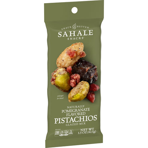 Sahale Pomegranate Pistachios Glazed Mix, 1.5 Ounce -- 108 per case.