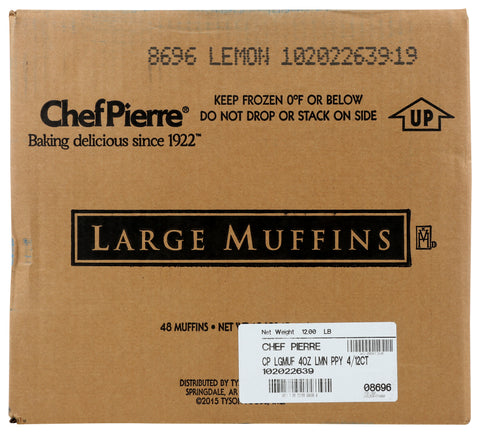 Sara Lee Frozen MUFFIN LEMON POPPYSEED LARGE