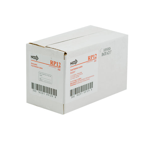 National Checking LABEL PRODUCT REMOVEABLE 1X2