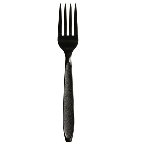 Fork Plastic Heavy Weight Black Ps