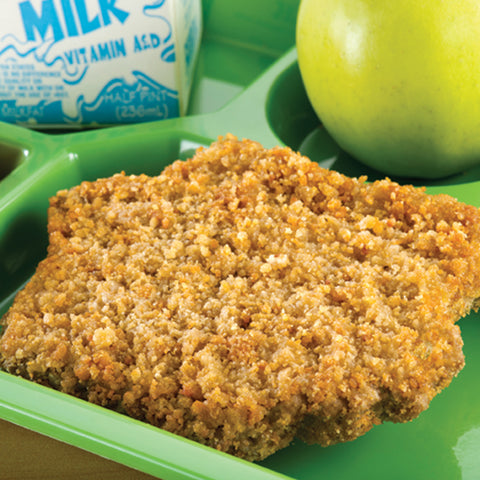 Advancepierre™ BEEF PATTIE BREADED WHOLE GRAIN SOY ADDDED CN FC 10000019219
