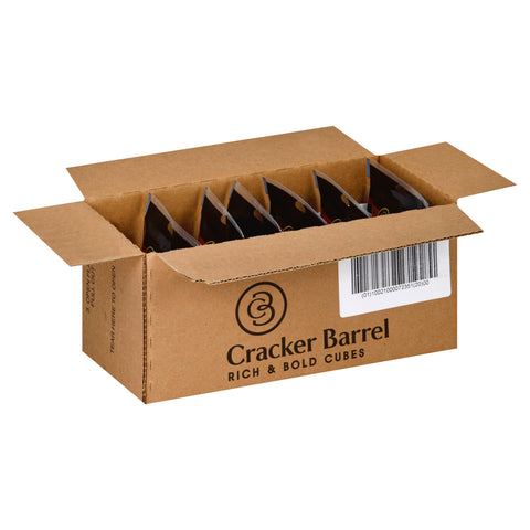 Cracker Barrel Cubes, Extra Sharp Yellow Cheddar, 2 Ounce -- 6 per case