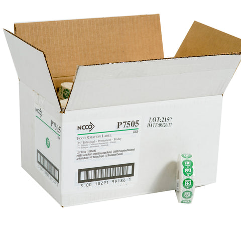 DateIt™ LABEL PERMANENT CIRCLE GREEN FRIDAY .75