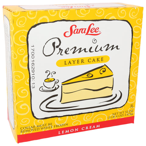 Cake Layer Lemon Cream Premium Un-cut Round 9