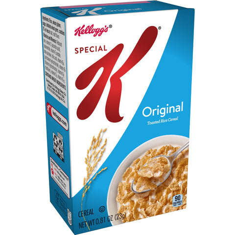 Kelloggs Special K Original Toasted Rice Cereal, 0.81 Ounce -- 70 per case