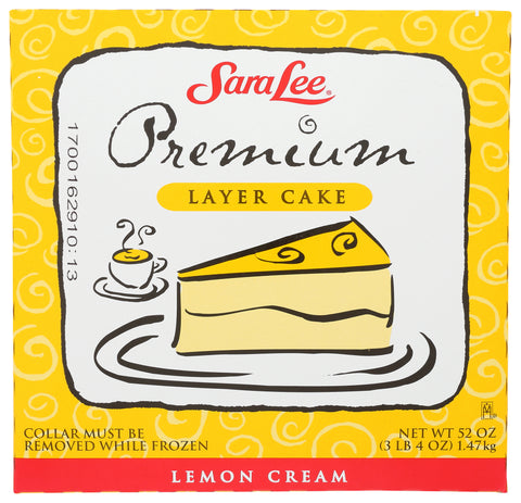 Sara Lee Frozen CAKE LAYER LEMON CREAM PREMIUM UN-CUT ROUND 9