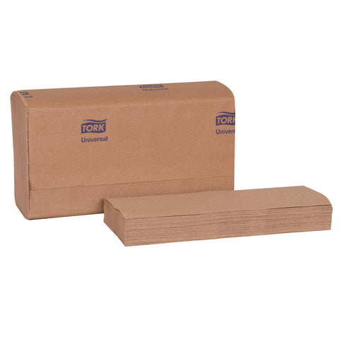 Tork Natural Paper Universal Multifold Hand Towel, 9.13 x 9.5 inch - 250 per pack -- 16 packs per case
