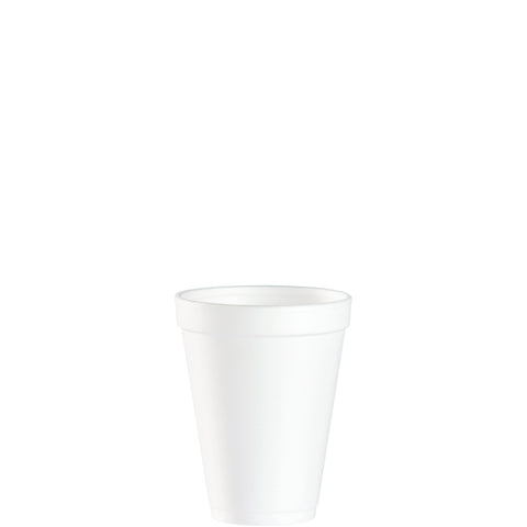 Dart Container J Cup Expanded Polystyrene Foam White Space Saver Cup, 12 Ounce -- 1000 per case