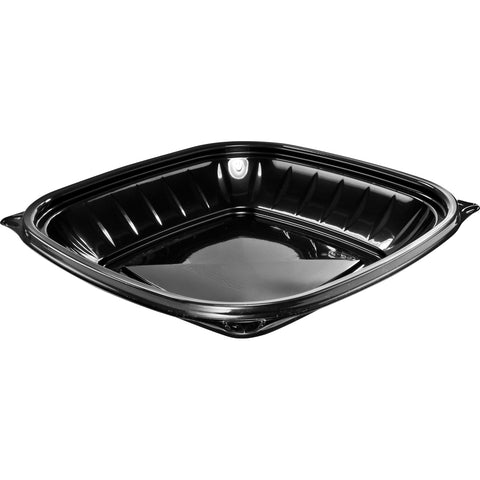 Dart PresentaBowls Pro Black Polypropylene Square Bowl, 24 Ounce Capacity -- 252 per case
