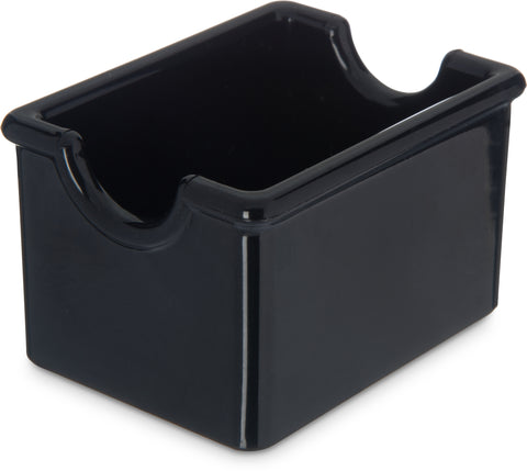 Carlisle CADDY SUGAR PLASTIC BLACK-HOLDS 20 PACKETS