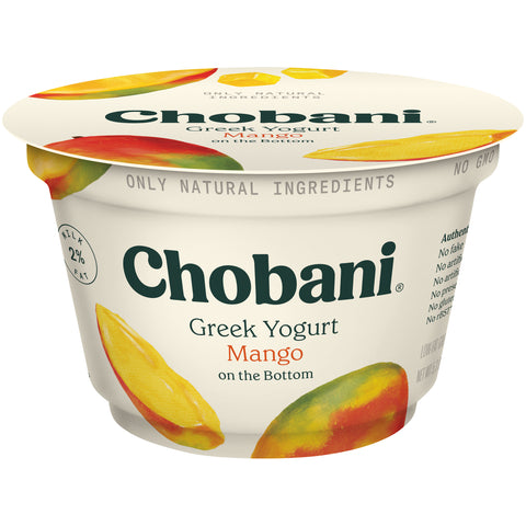 Chobani Low Fat Mango Greek Yogurt, 5.3 Ounce -- 12 per case