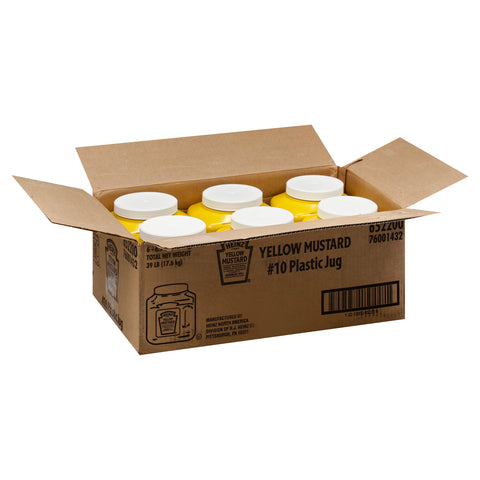 Heinz Yellow Mustard Jug, 104 ounce -- 6 per case