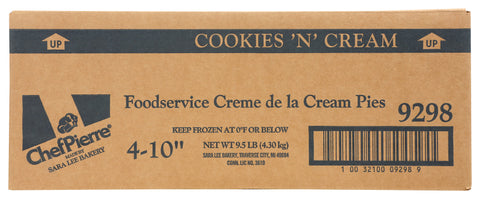 Pie Cookies & Cream De La Cream W/ Domes 10