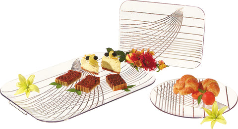 Carlisle TRAY FESTIVAL TRAYS™ ROUND CLEAR 13