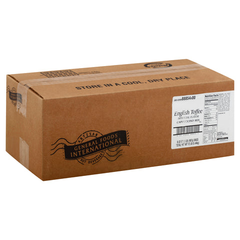 General Foods International Coffees (GFIC) CAPPUCCINO ENGLISH TOFFEE