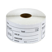 National Checking LABEL REMOVEABLE PREP USE BY 2X4