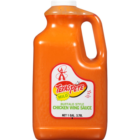 Texas Pete Chicken Wing Sauce, Mild, 1 Gallon -- 4 Case