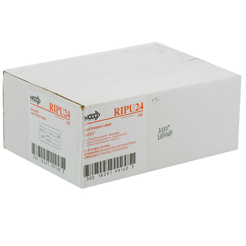 National Checking LABEL REMOVEABLE PREP USE BY 2X4
