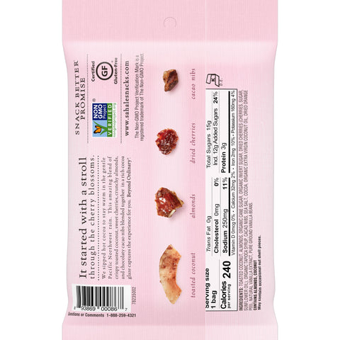 Sahale Snacks SNACK CHERRY COCOA ALMOND COCONUT SNACK MIX