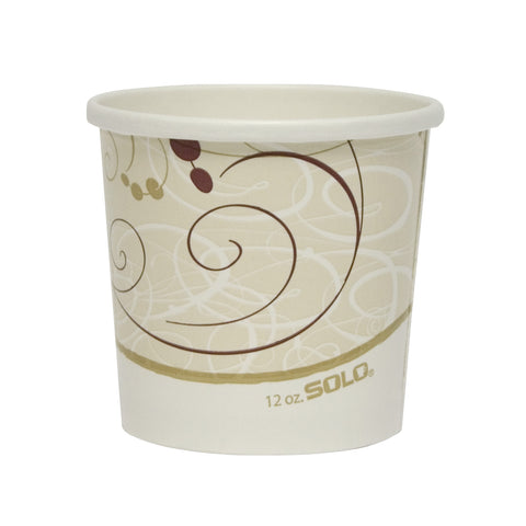Solo Symphony® CONTAINER PAPER FOOD DOUBLE SIDED POLY FLEXSTYLE® 12 OZ