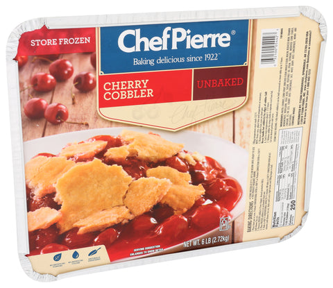 Sara Lee Chef Pierre Homestyle Cherry Cobbler, 6 Pound -- 4 per case.