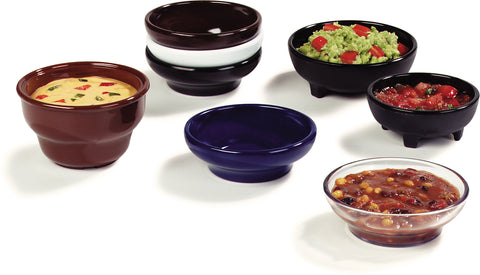 Carlisle RAMEKIN MOLCAJETE BLACK 3 OZ