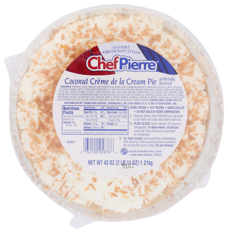 National Food Group PIE COCONUT CREAM PREMIUM 10