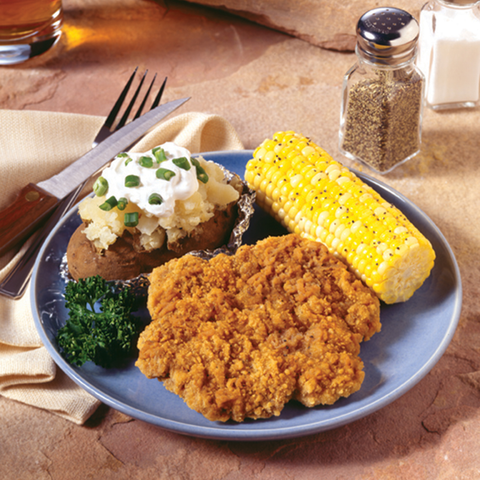 Advancepierre™ BEEF BREADED WESTERN STYLE COUNTRY FRIED STEAK 7 OZ 10000004607