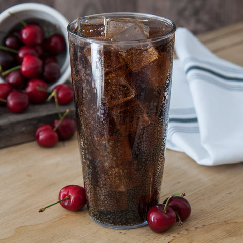 Tumbler Plastic Swirl Clear 22 Oz