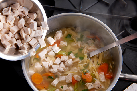 Chicken Meat Diced 100% All Natural Low Sodium Natural Proportion 60/40 White/dark Meat Fc 1/2