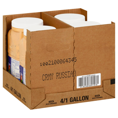 Kraft Creamy Russian Dressing, 1 Gallon -- 4 Case