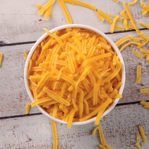 Schreiber CHEESE CHEDDAR MILD REDUCED FAT FEATHER SHRED
