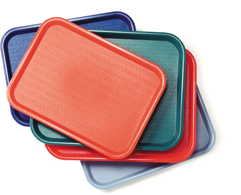 Carlisle TRAY SERVING CAFE® HANDLED RED 12X17