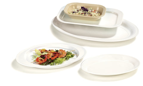 Carlisle PLATTER OBLONG WHITE 15-3/4
