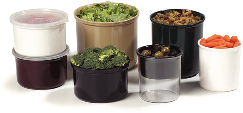 Carlisle CROCK POLY-TUF™ W/ LID BEIGE 1.5 QT
