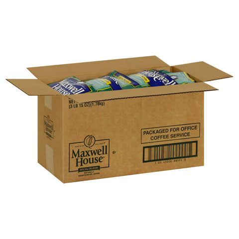 Maxwell House Special Delivery Decaffeinated Ground Coffee, 1.5 ounce -- 42 per case